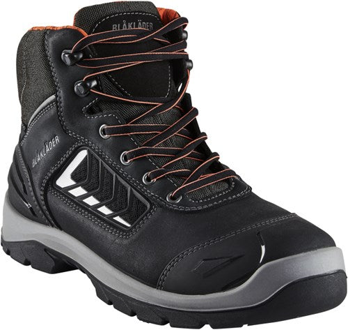 Blåkläder veiligheidsschoen 2452 s3 hoog | zwart oranje | maat 47 - 00.183.006.47