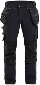 Blåkläder werkbroek 4-weg stretch x1900 19981644 | zwart | maat c156 - 7330509657713