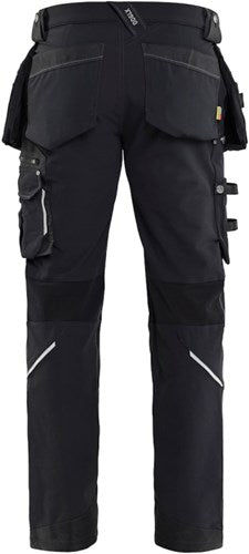 Blåkläder werkbroek 4-weg stretch x1900 19981644 | zwart | maat c56 - 7330509657782