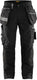Blåkläder werkbroek met stretch 15901343 | zwart | maat 56 - 7330509621981