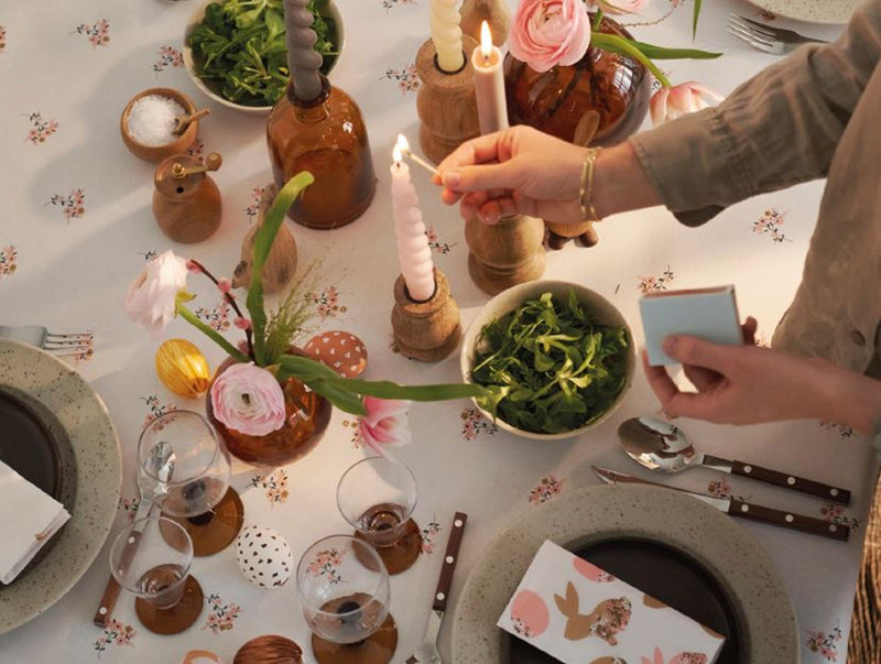 Load image into Gallery viewer, Duni servetten blooming bunnies 24x24cm
