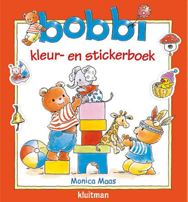 Kluitman bobbi kleur- en stickerboek