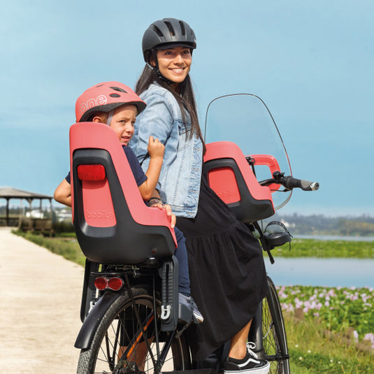 Bobike one maxi fietszitje achter met eb-d dragerbevestiging urban black