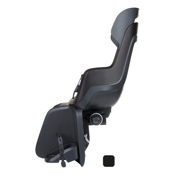 Load image into Gallery viewer, Kinderzitje achter Bobike Go Maxi RS met dragerbevestiging (CFS) en slaapstand - urban zwart
