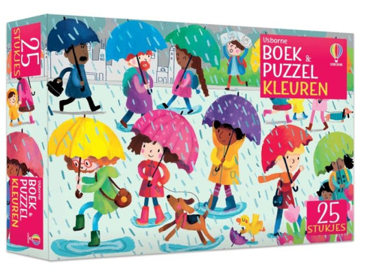 Usborne boek puzzel - kleuren