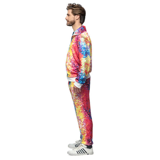 Boland Disco dude trainingspak heren multicolor maat M