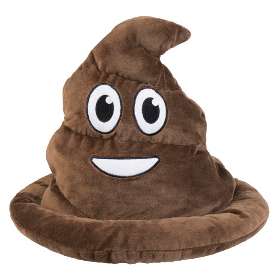 Load image into Gallery viewer, Boland Hoed poep emoticon unisex 30 cm bruin
