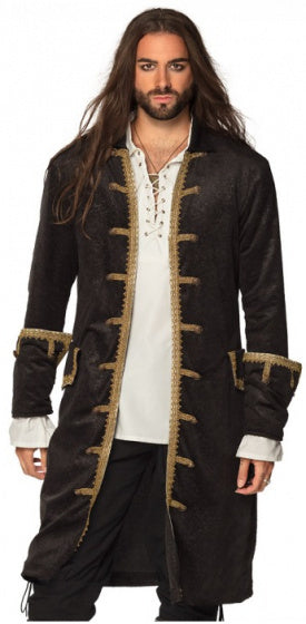 Load image into Gallery viewer, Boland Piratenjas Polyester Heren Zwart goud maat XL (54)
