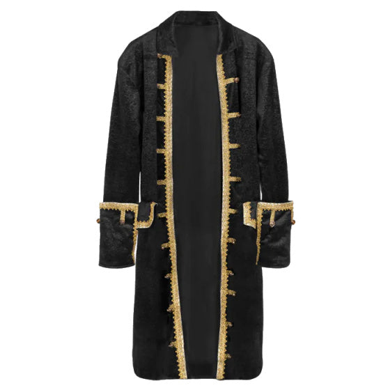 Load image into Gallery viewer, Boland Piratenjas Polyester Heren Zwart goud maat XL (54)
