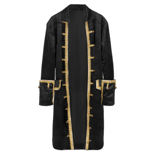 Boland Piratenjas Polyester Heren Zwart goud maat XL (54)