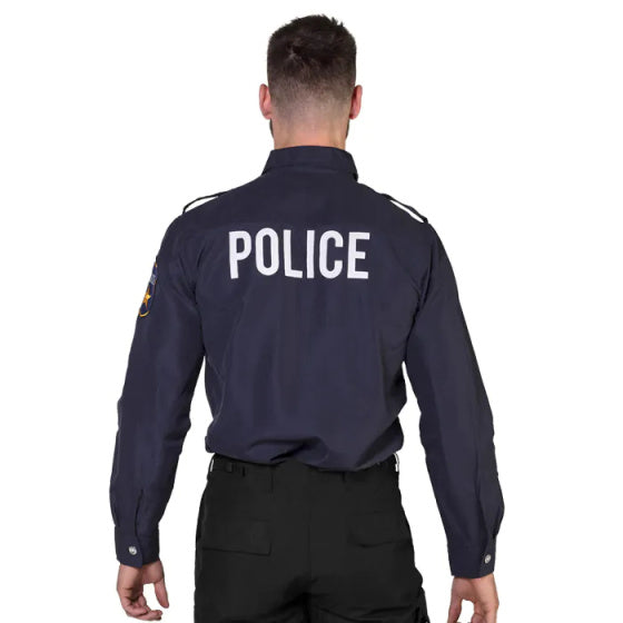 Load image into Gallery viewer, Boland Politieblouse Polyester Heren Donkerblauw maat 50-52
