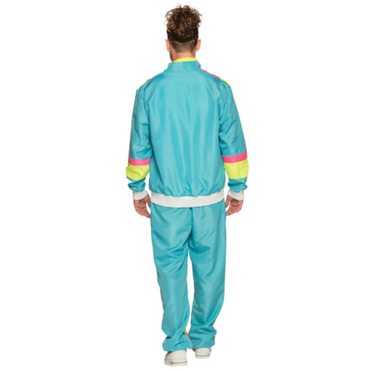 Boland Retro Trainingspak Heren Polyester Blauw maat XXL
