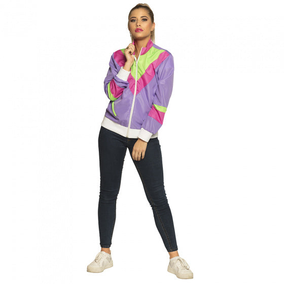 Load image into Gallery viewer, Boland Trainingsjasje Retro Dames Polyester Maat M
