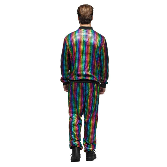 Load image into Gallery viewer, Boland Trainingspak Regenboog Heren maat L
