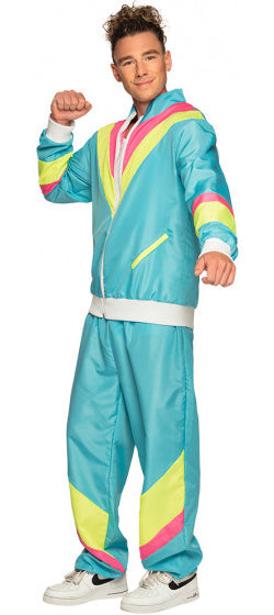 Load image into Gallery viewer, Boland Retro Trainingspak Heren Polyester Blauw maat L

