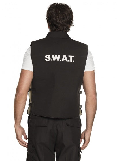 Load image into Gallery viewer, Boland Verkleedpak Swat-Officier Heren Zwart Maat L XL
