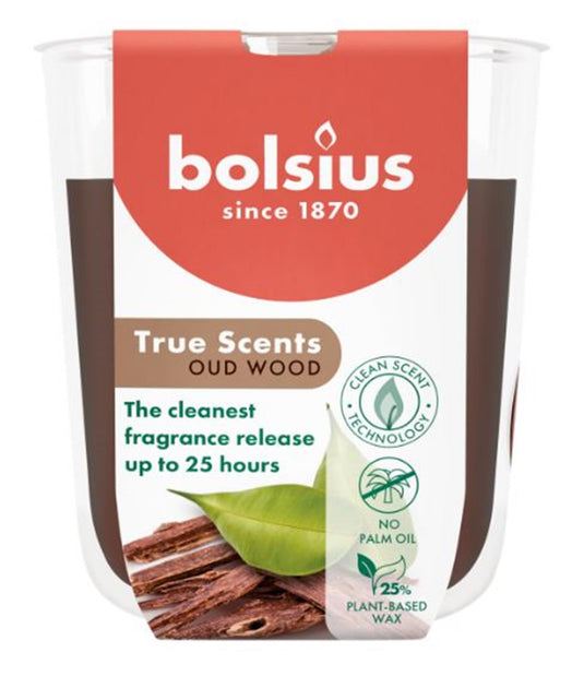 Bolsius geurglas 80 73 oud wood