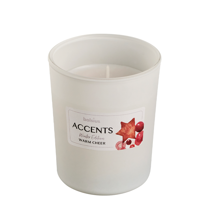 Cargue la imagen en el visor de la galería, Bolsius geurglas accents warm cheer 92 76mm
