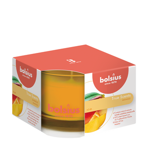 Bolsius geurglas true scents mango 63 90mm
