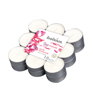 Bolsius geurtheelicht true moods pure romance 18 stuks