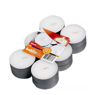 Imp bolsius maxi theelichten lites 8 uur 12 stuks
