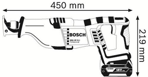 Load image into Gallery viewer, Bosch blauw gsa 18 v-li accu reciprozaag | 5.0ah li-ion | in l-boxx - 060164j00b
