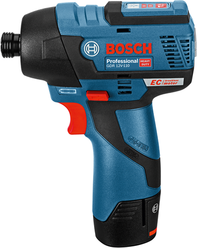 Bosch blauw gdr 12v-110 professional accu slagschroevendraaier solo | zonder accu's en lader - 06019e0002
