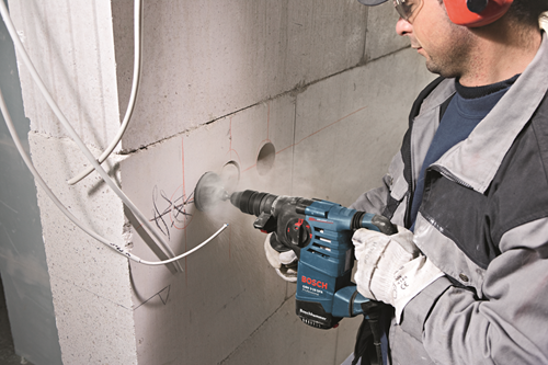 Load image into Gallery viewer, Bosch blauw gbh 3-28 dfr boorhamer | 800w 3,1j | in l-boxx - 061124a004
