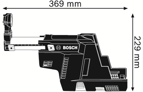 Laden Sie das Bild in Galerie -Viewer, Bosch accessoires bosch afzuigapparaat gde 18v-16 voor gbh 18v-26 - 1600a0051m
