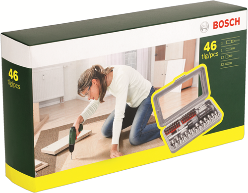 Afbeelding laden in galerijviewer, Bosch accessoires 46-delige schroevendraaierset - 2607019504
