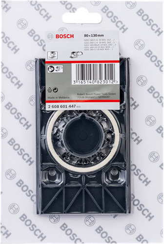 Bosch accessoires rechthoek vlakschuurplateau voor specifieke bosch gss multi schuurmachines - 2608601447