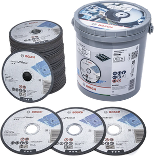 Bosch accessoires bosch professional - doorslijpschijf standard - for metal - 125x22,23x1mm - ve=100 in emmer - 2608626116