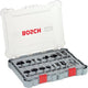 Bosch accessoires 15-delige gemengde freesset - schachtdiameter 8 mm - 2607017472