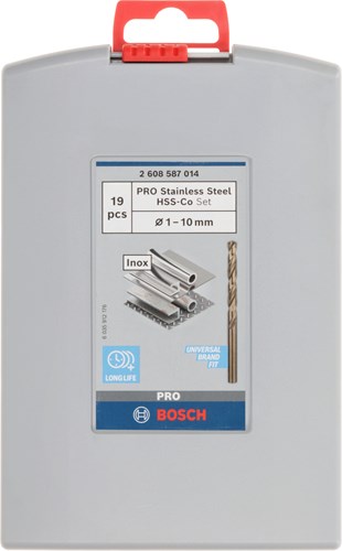 Afbeelding laden in galerijviewer, Bosch accessoires 19-delige probox metaalborenset hss-co, din 338 (kobaltlegering) 110 mm 19st - 2608587014
