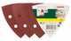 Bosch accessoires 25-delige schuurbladenset voor deltaschuurmachines, korrel 60,120,240 - 2607019500