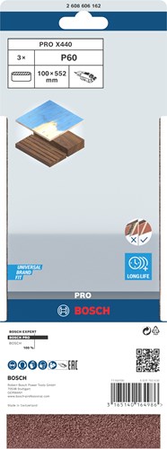 Load image into Gallery viewer, Bosch accessoires 3 banden 100x552 x440, best for wood+paint , k60 - 2608606162
