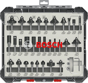 Bosch professional 30-delige frezenset met 6mm schacht - 2607017474