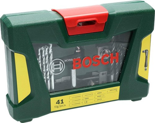 Bosch accessoires 41-delige v-line boren- en schroefbitset met multifunctionele bithouder - 2607017316