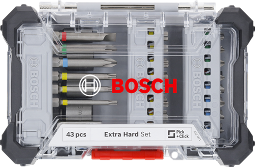 Chargez l'image dans la visionneuse de la galerie, Bosch accessoires bosch professional extra hard schroefbitset, 43-delig - bitset- en dopsleutel
