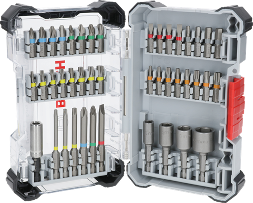 Chargez l'image dans la visionneuse de la galerie, Bosch accessoires bosch professional extra hard schroefbitset, 43-delig - bitset- en dopsleutel
