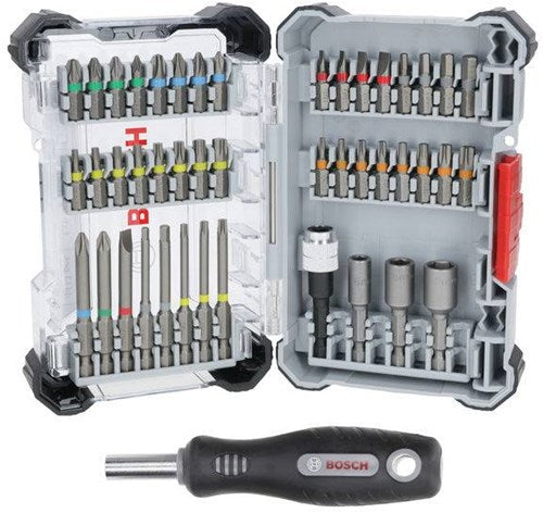 Chargez l'image dans la visionneuse de la galerie, Bosch accessoires bosch extra harde schroevendraaierset 44+1 st. - 2607017733
