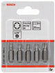 Bosch accessoires 5-delige bitset extra hard (torx®) t 10; t 15; t 20; t 25; t 30; 25 mm - 2607001768