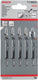 Bosch accessoires 5x basic voor hout decoupeerzaagblad t119bo - 2608630310
