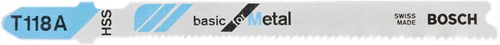 Load image into Gallery viewer, Bosch accessoires 5x basic voor metaal decoupeerzaagblad t118a - 2608631013
