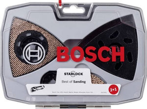 Bosch accessoires bosch starlock multitool accessoireset - 6-delige schuurset