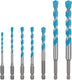 Bosch accessoires 7-delige set universeelboor hex-9 multiconstruction 4 5 6 8 10 12 - 2608902370