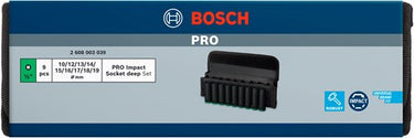 Bosch pro slagmoerdoppenset 1 2 diep 9-delig - 2608003039