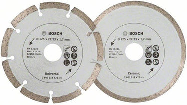 Bosch diamantschijven - voor bouwmaterialen - 2-delig - 125 mm