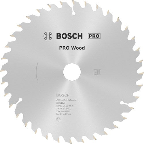 Load image into Gallery viewer, Bosch accessoires cirkelzaagblad 165x20 16x1,7 mm, 36t- 2608642602
