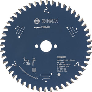 Bosch accessoires cirkelzaagblad expert for wood 165x30x2.6 1.6x48t - 2608644027